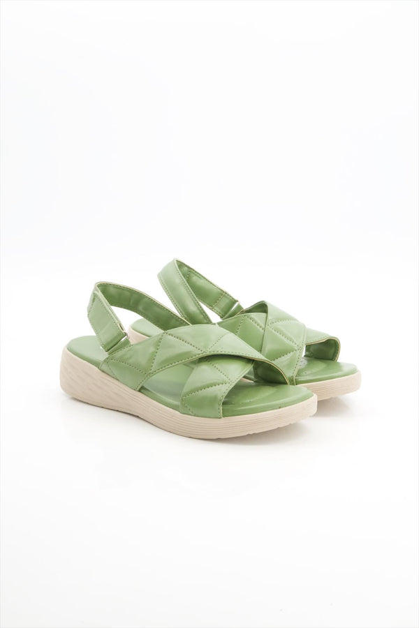 Women Olive Green Comfortable Sandal