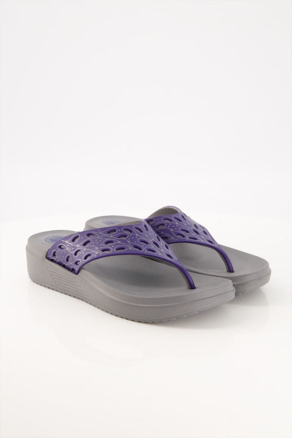 Lavender Mist Elevated Flip Flop Slippers Ladies  -  heels.pk - flats women, Flip Flops, flip flops women, slippers women, SMT-WS-SHN-RNL-0234-GREY, WS:1673_5127 - https://heels.pk/collections/new-arrivals/products/buy-lavender-mist-elevated-flip-flop-slippers-ladies-in-pakistan