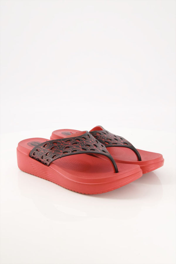 Crimson Elegance Ornate Flip-Flops Pakistan  -  heels.pk - flats women, Flip Flops, flip flops women, slippers women, SMT-WS-SHN-RNL-0234-MAROON, WS:1674_5128 - https://heels.pk/collections/new-arrivals/products/buy-crimson-elegance-ornate-flip-flops-pakistan