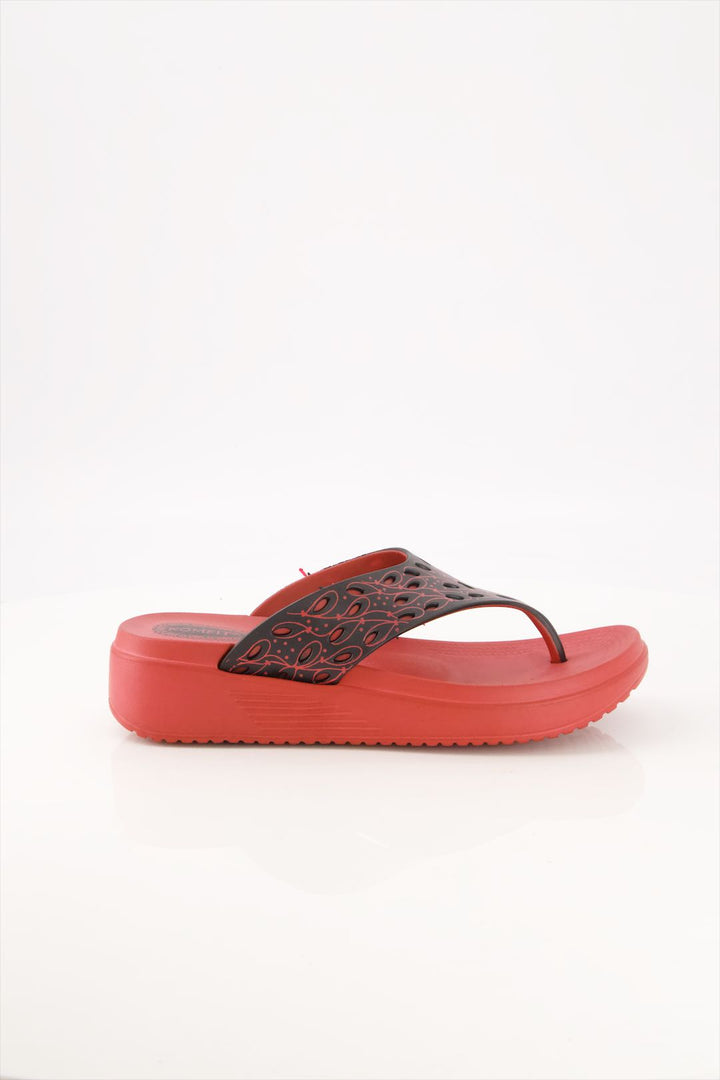 Crimson Elegance Ornate Flip-Flops Pakistan