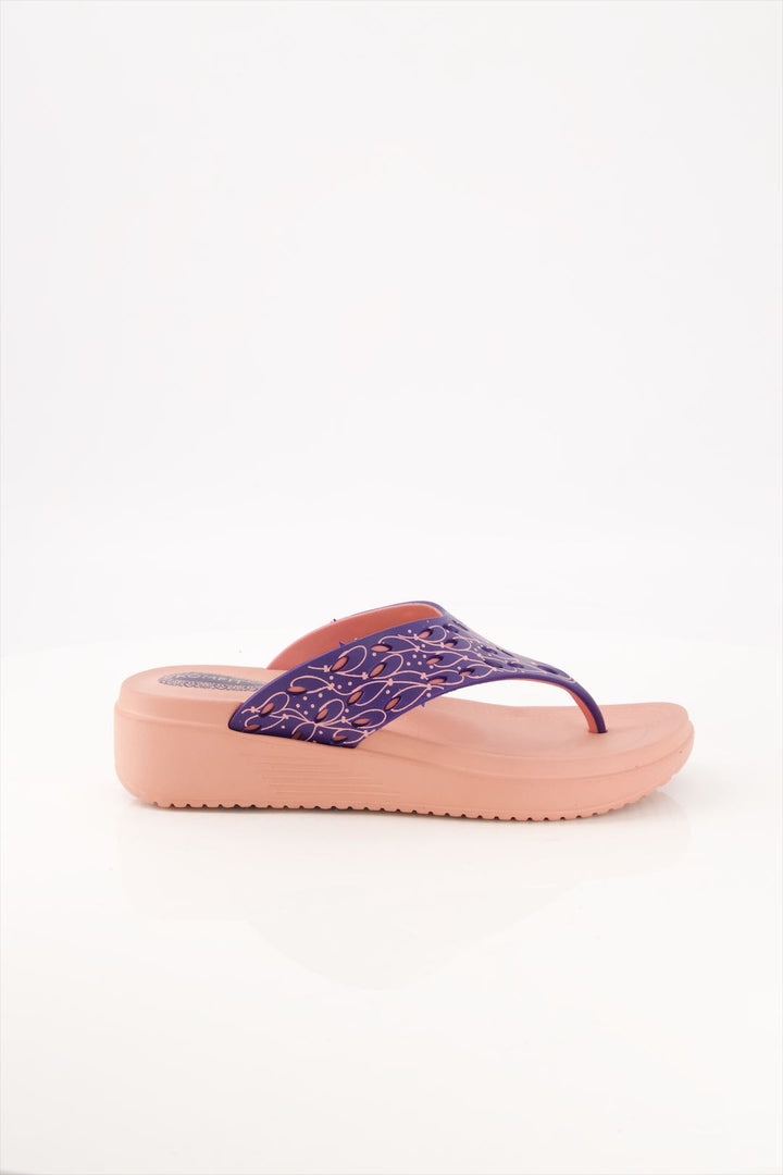 Coral Bloom Ornate Flip Flops in Pakistan