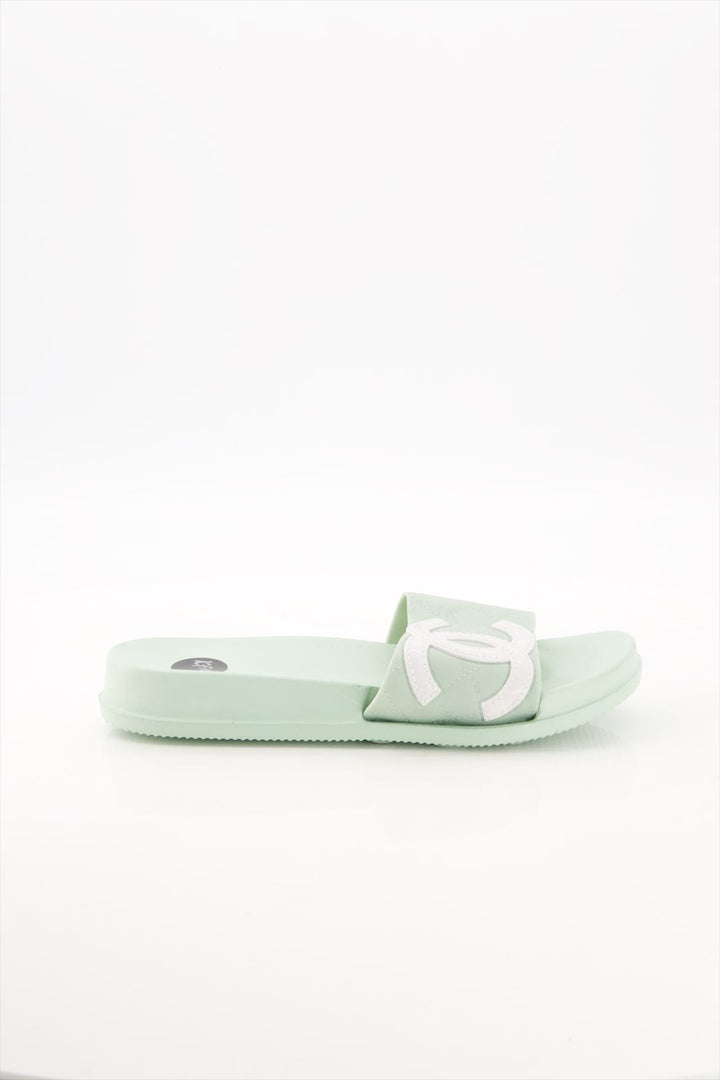 Ferozi Logo Luxe Slides for Ladies