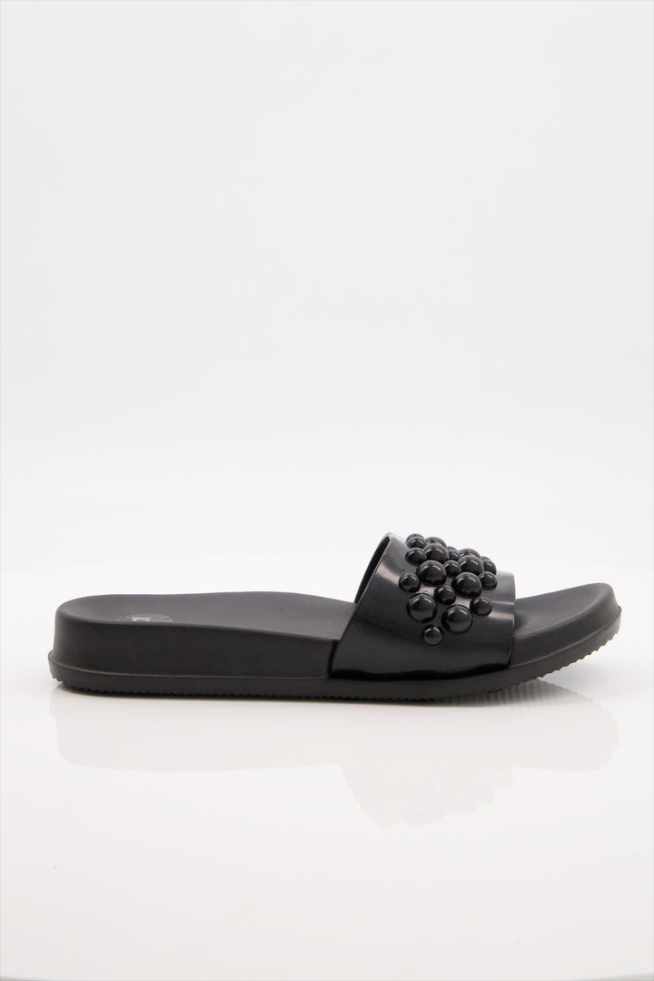 Black Bubble Bliss Women Slides Shoes Online Pakistan