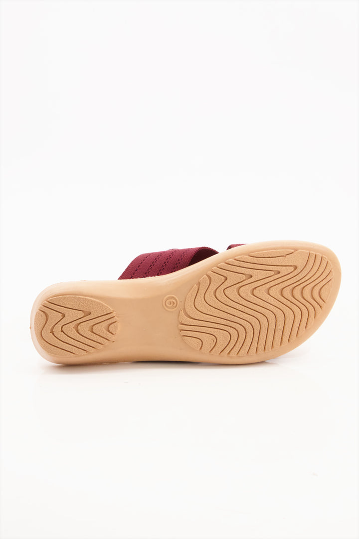 Crimson Comfort Slides Shoes for Women