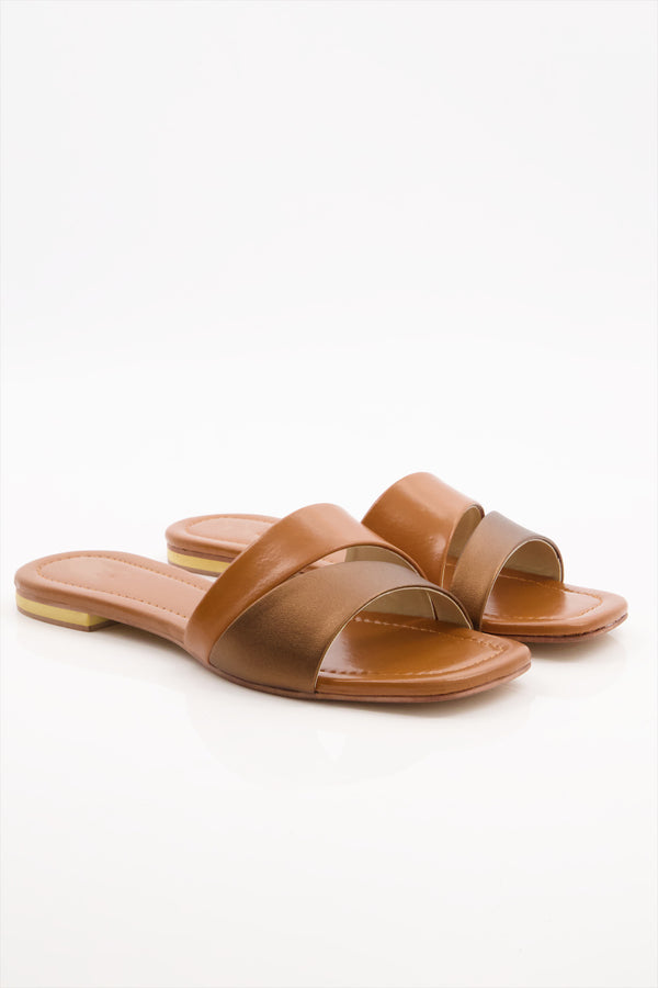 Autumn Bliss Premium Brown & Mustard Slides Shoes Women  -  heels.pk - Flats, slides women, SMT-AS-BJ-0021-BRN-MST, WS:1892_5529 - https://heels.pk/collections/new-arrivals/products/buy-autumn-bliss-premium-brown-mustard-slides-shoes-women