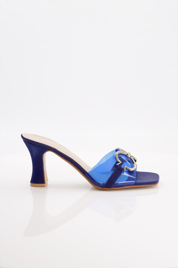 Elegant Cerulean Charmer - Women’s Blue Heels High