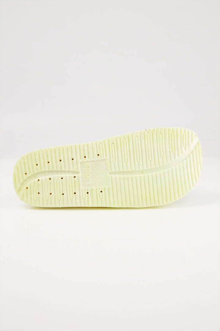 Lemon Glow Yellow Slides Shoes Pakistan