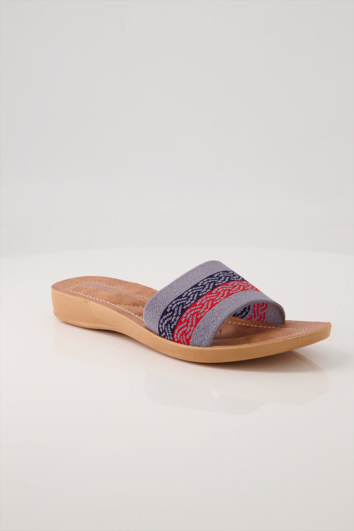 Cultural Grace Gray Slides for Girls