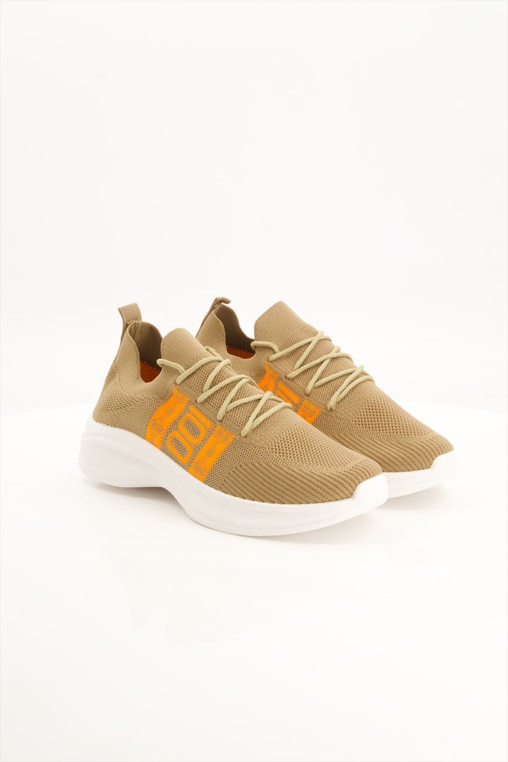 Women Brown Oasis Lace-Up Sneakers in Pakistan