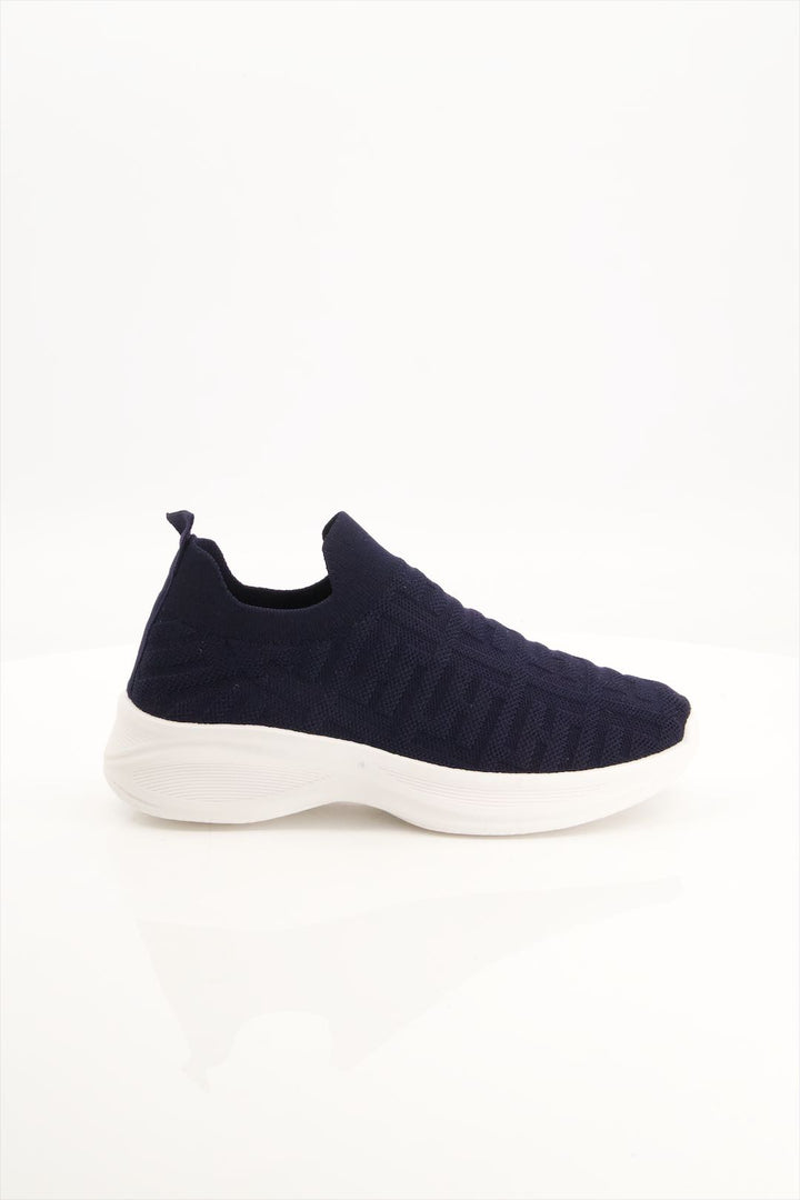 Navy Breeze Slip-On Sneakers for Girls