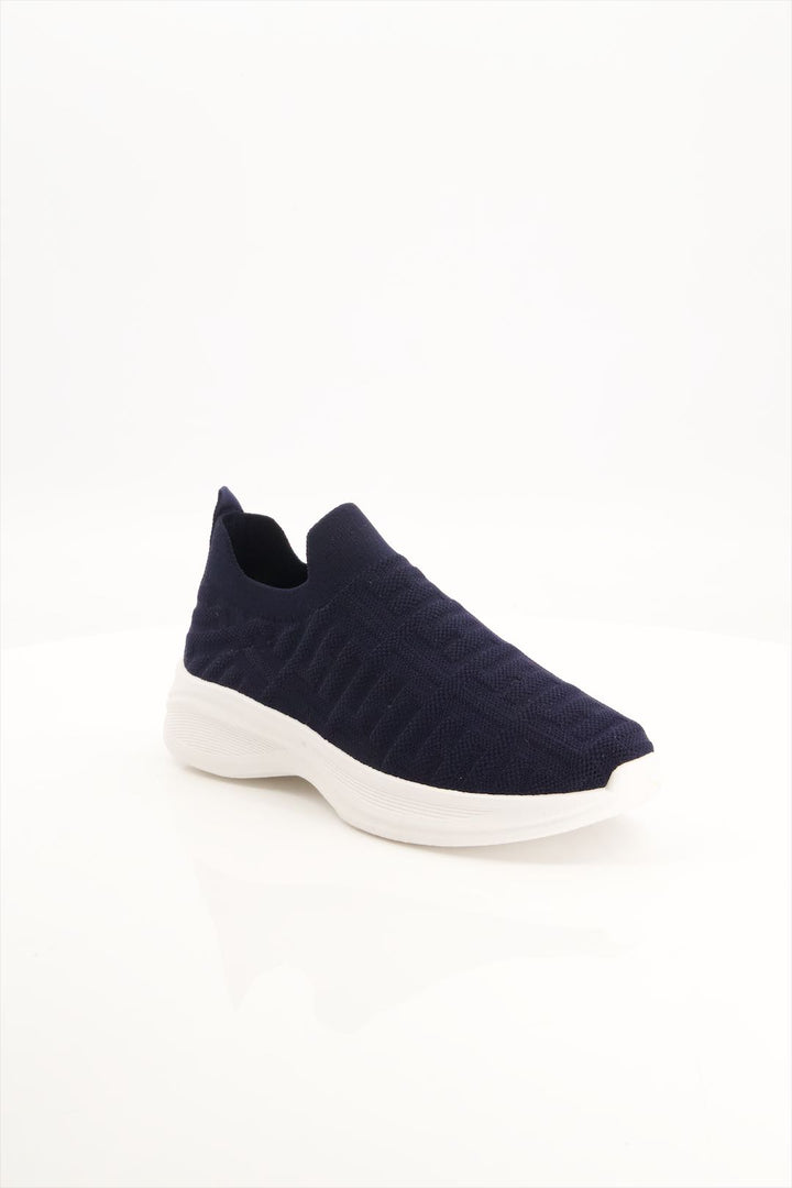 Navy Breeze Slip-On Sneakers for Girls