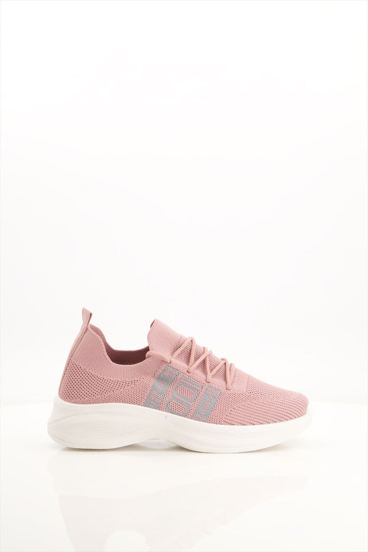 Pink Harmony Sneakers for Women  Lace-Up