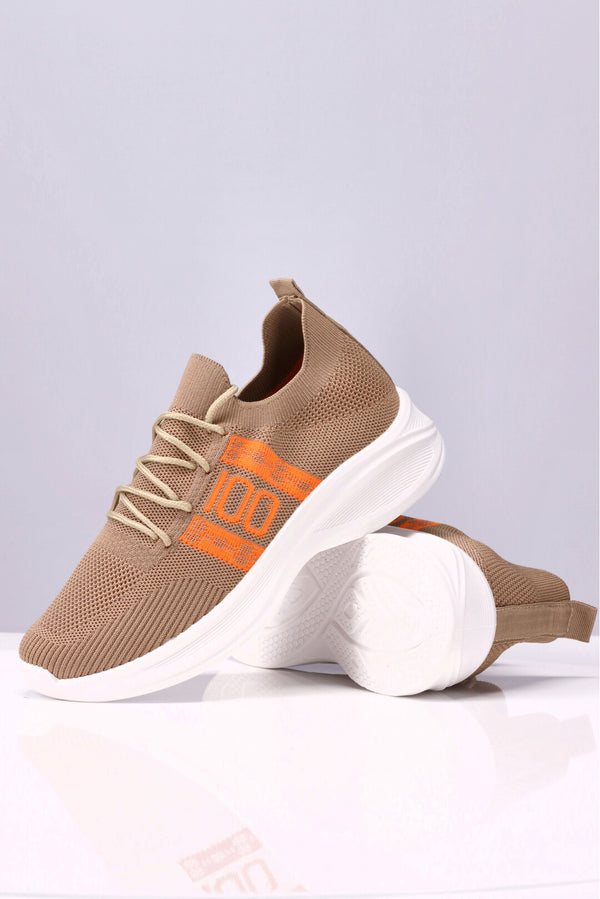 Women Brown Oasis Lace-Up Sneakers in Pakistan  -  heels.pk - Sb-502-BROWN, sneakers women, Sports Shoes, WS:14705_5555 - https://heels.pk/collections/new-arrivals/products/women-brown-oasis-lace-up-sneakers-in-pakistan