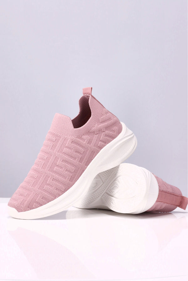 Pink Glimmer Slip-On Sneakers Girls Shoes  -  heels.pk - Sb-503-PINK, sneakers women, Sports Shoes, WS:14711_5549 - https://heels.pk/collections/new-arrivals/products/buy-pink-glimmer-slip-on-sneakers-girls-shoes-in-pakistan