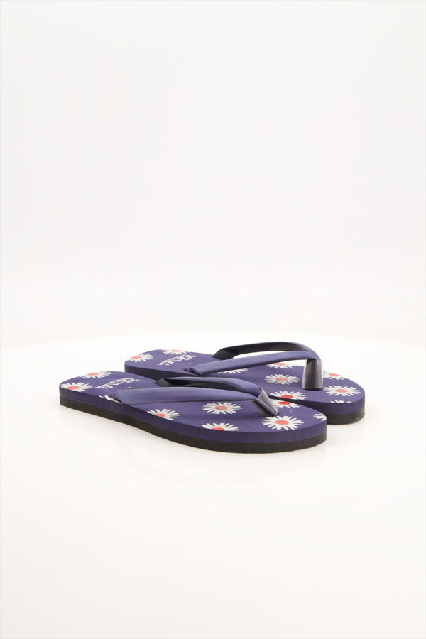 Midnight Daisy Comfort Flip Flops for Girls  -  heels.pk - 009-NAVY, flats women, Flip Flops, flip flops women, slippers women, WS:27635_5117 - https://heels.pk/collections/new-arrivals/products/buy-midnight-daisy-comfort-flip-flops-for-girls-in-pakistan