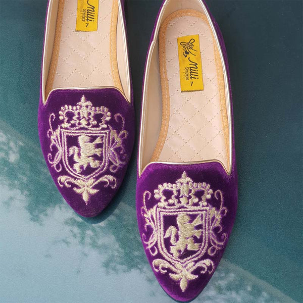 Women Casual Purple Pumps Shoes