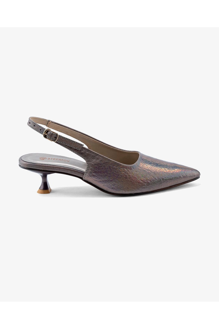 Galena Gray Slingback Kitten Heels - Subtle Elegance  -  heels.pk - gray heel, grey-pump, kitten heel, slingback heel - https://heels.pk/collections/new-arrivals/products/galena-gray-slingback-kitten-heels-subtle-elegance