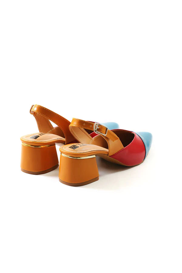 Milardo Sky Slingback Pumps - A Splash of Color for Your Step  -  heels.pk - block heels, sky heel, slingback heel, taal-store-sky348 - https://heels.pk/collections/new-arrivals/products/milardo-sky-slingback-pumps-a-splash-of-color-for-your-step