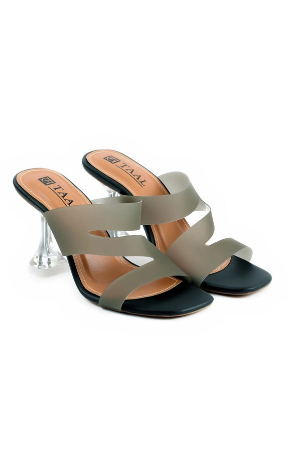 Sleek Black Strappy Block Heels with Transparent Detail  -  heels.pk - black heels, block heels, strappy heel, taal-store-black892 - https://heels.pk/collections/new-arrivals/products/buy-sleek-black-strappy-block-heels-with-transparent-detail
