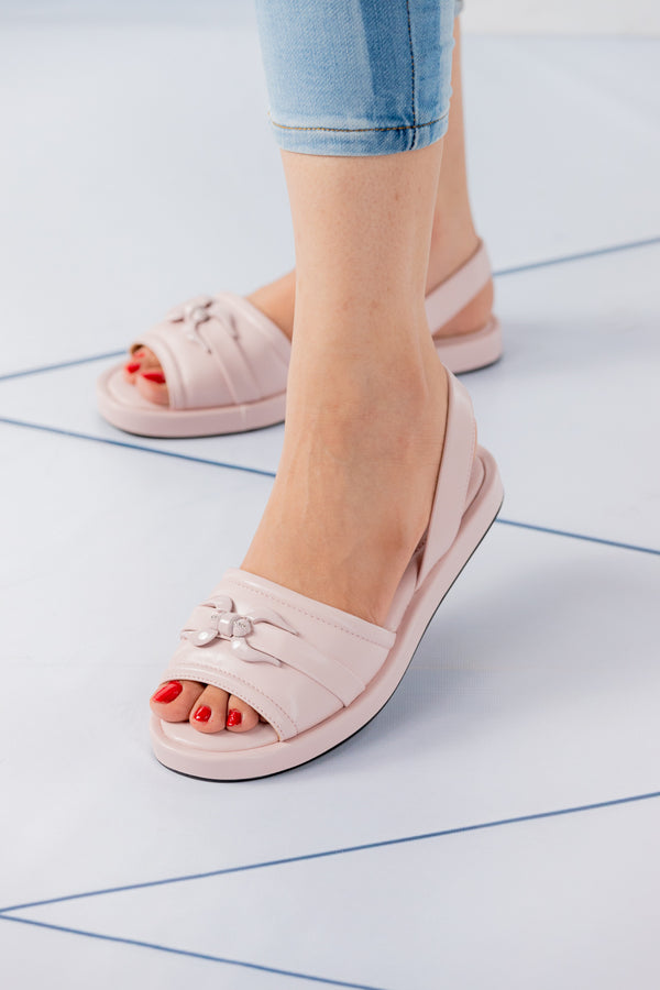 Women TEA PINK slingback sandals