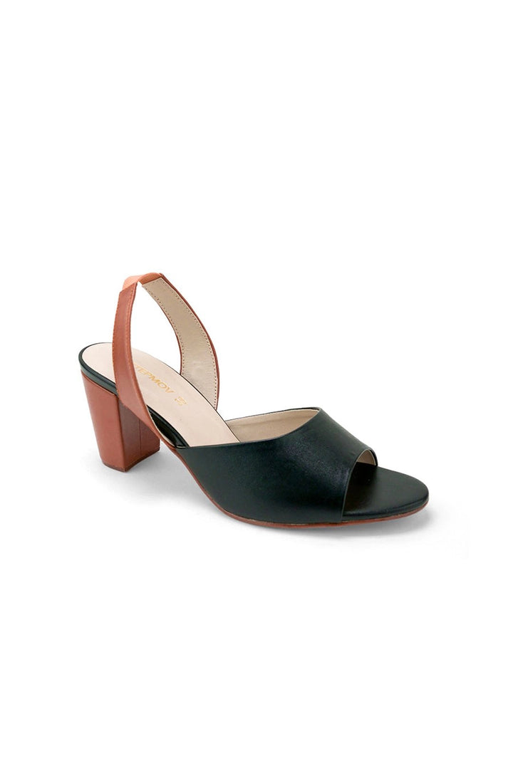 Glory Black Slingback Block Heels - Classic Chic  -  heels.pk - black heels, block heels, glory-black, slingback heel - https://heels.pk/collections/new-arrivals/products/glory-black-slingback-block-heels-classic-chic