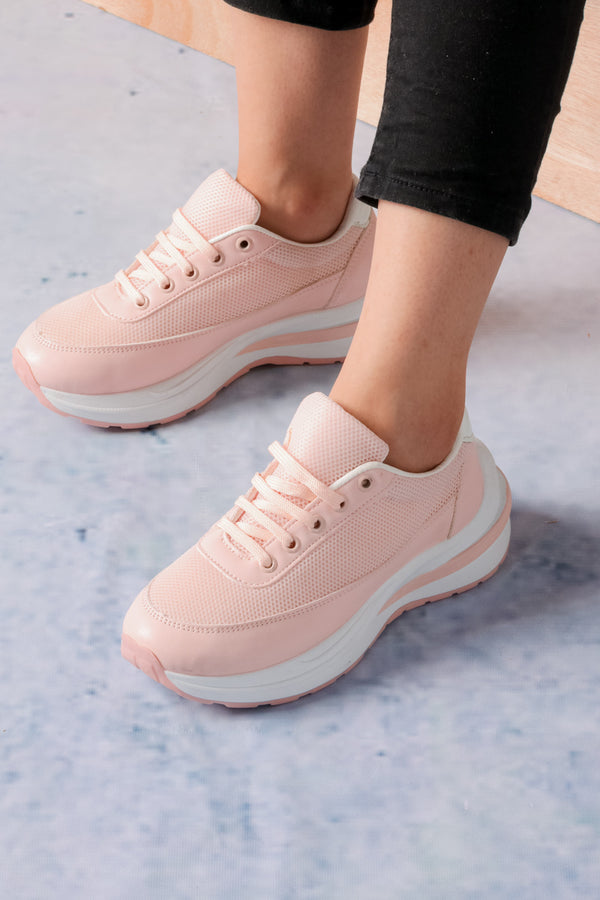 Women Premium Pink Sneakers