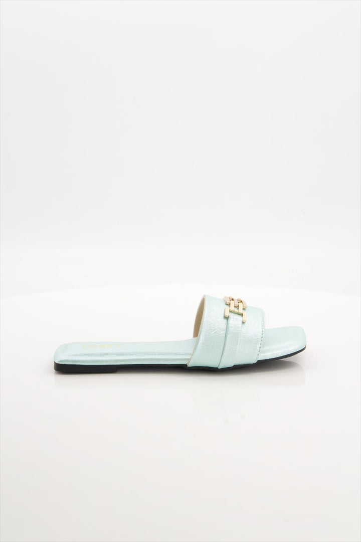 Aqua Breeze Teal Slides Shoes Online Pakistan