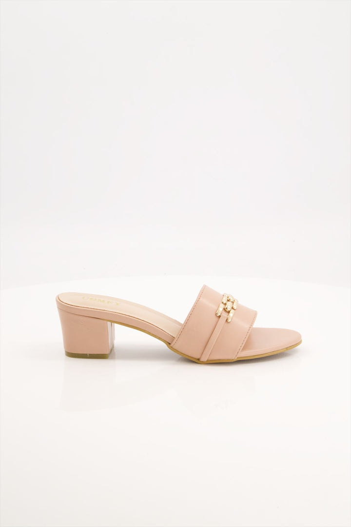 Blush Charm Women Pink Block Heels Juti