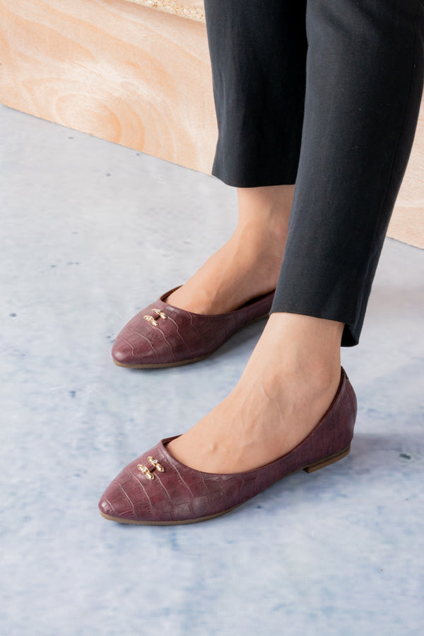 Women MAROON pumps