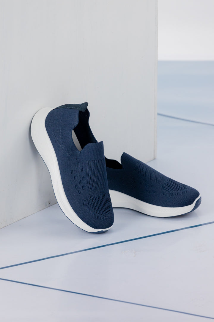 Midnight Breeze Slip-On Blue Sneakers for Girls Pakistan