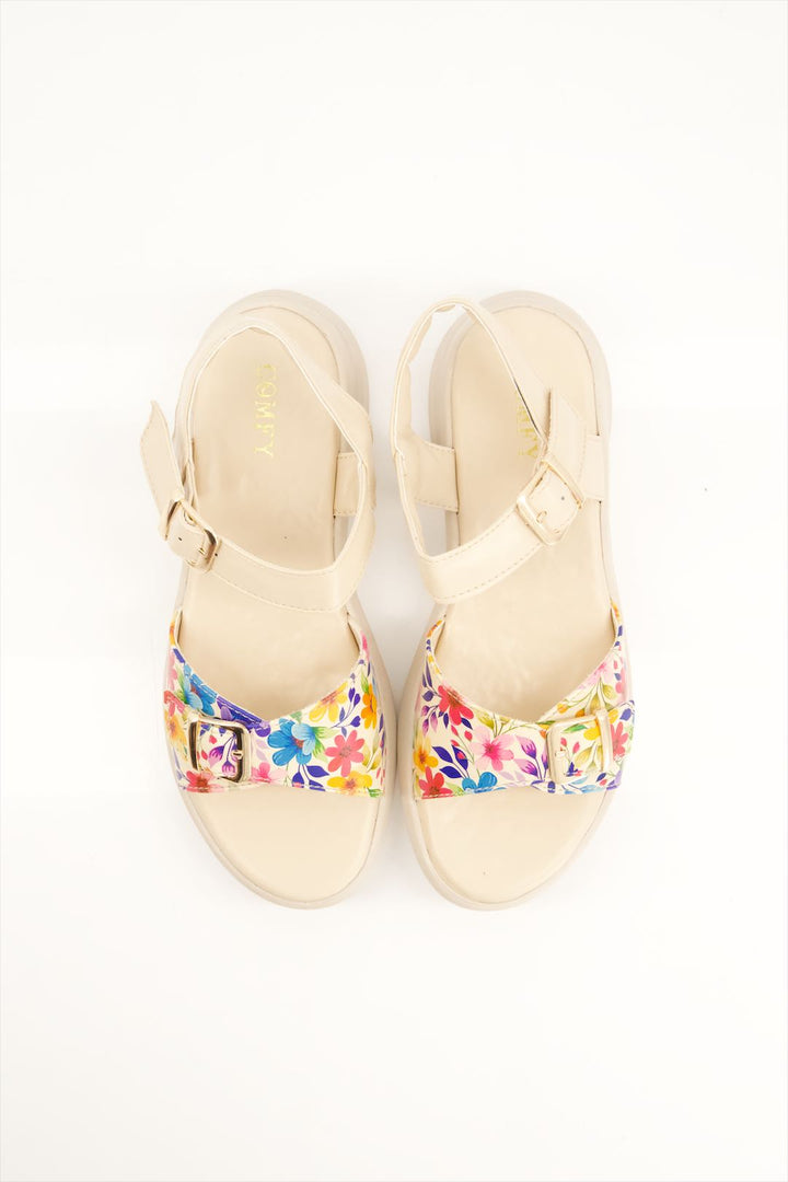 Floral Bliss Ladies Sandals Comfortable