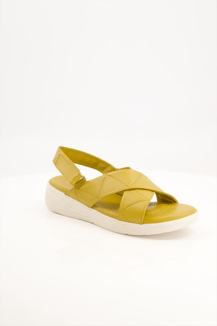 Sunlit Mustard Comfort Ladies Sandals New Design