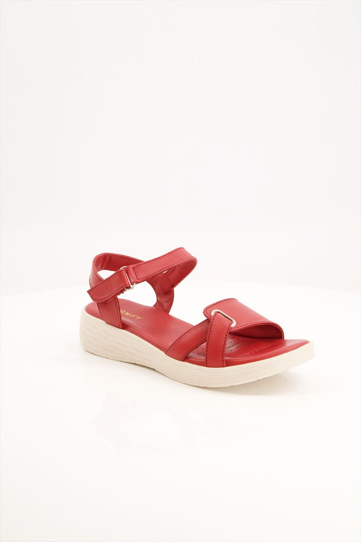 Medicated Red Comfort Women Sandals Online