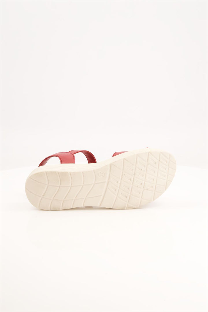 Medicated Red Comfort Women Sandals Online