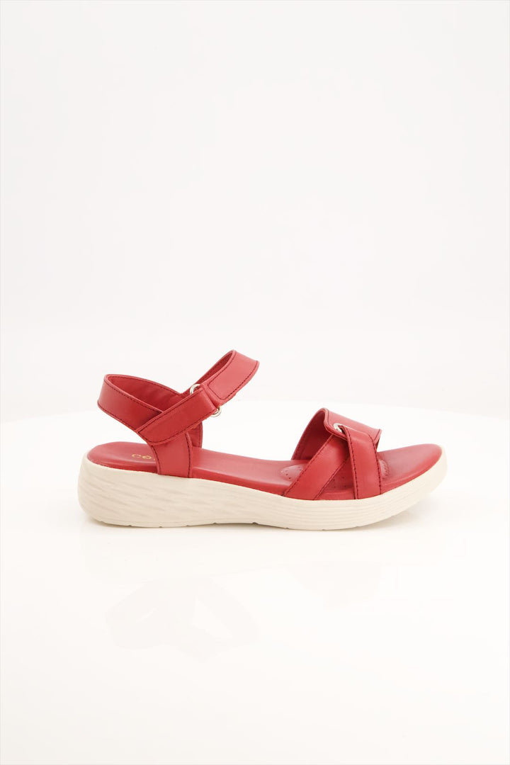 Medicated Red Comfort Women Sandals Online