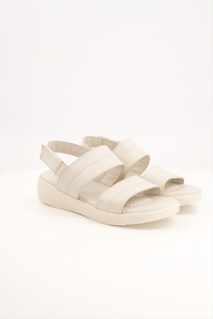 Cream Serenity Women Sandals Flat