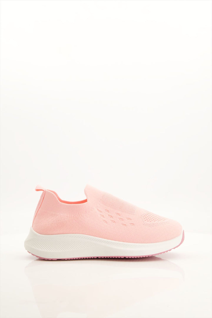 Blush Breeze Slip-On Pink Sneakers for Girls