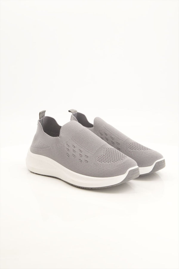 Stormy Sky Slip-On Gray Sneakers for Women  -  heels.pk - QC-2367-GREY, sneakers women, Sports Shoes, WS:58418_6485 - https://heels.pk/collections/new-arrivals/products/buy-stormy-sky-slip-on-gray-sneakers-for-women-in-pakistan