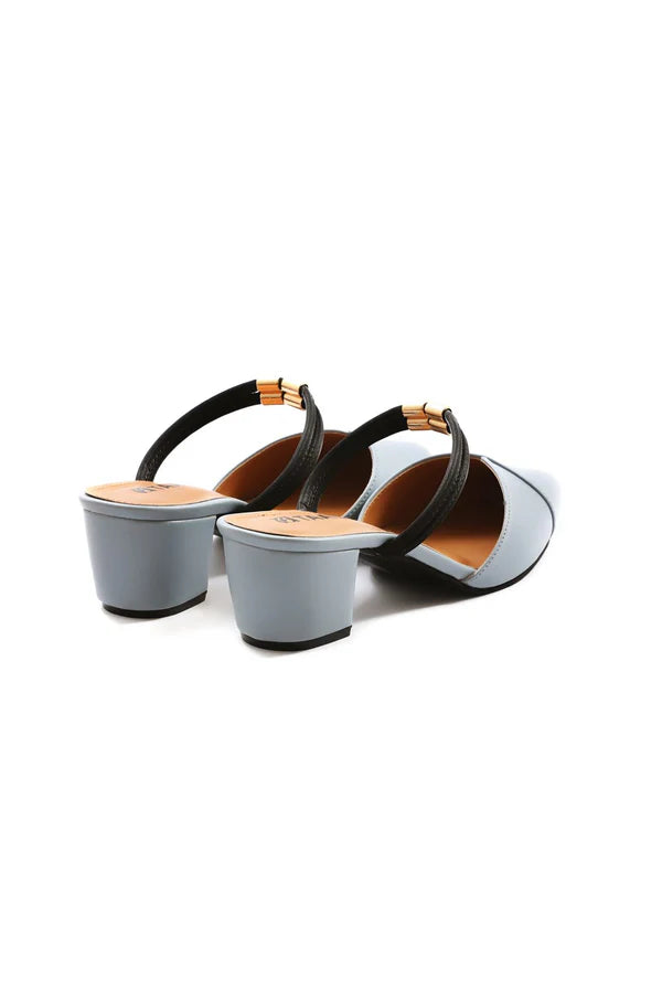 Exquisite Sky Heeled Mules - Embrace Style & Comfort  -  heels.pk - block heels, mules heel, sky heel, taal-store-sky513 - https://heels.pk/collections/new-arrivals/products/women-synthetic-sky-block-heel